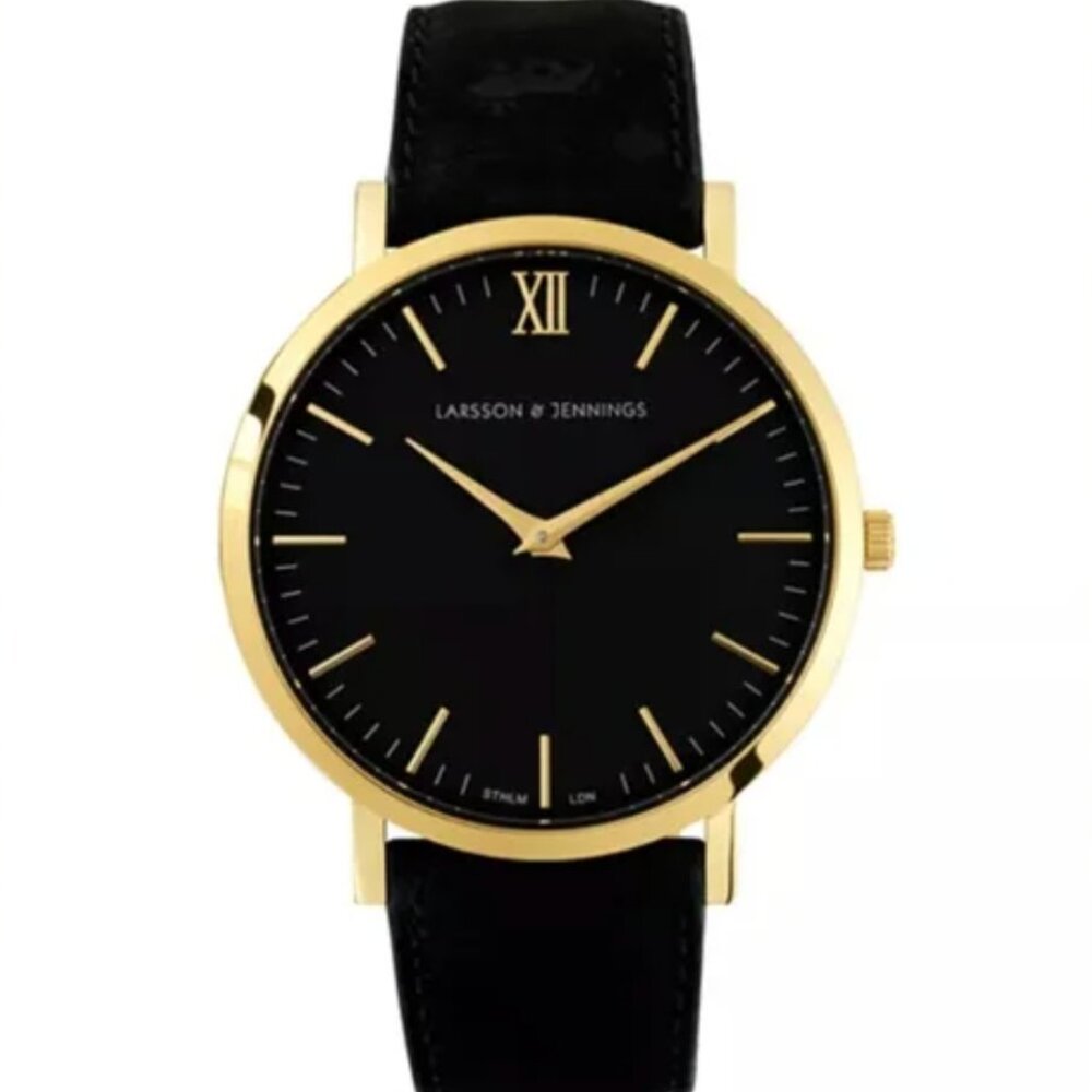 Larsson & Jennings Lugano 40mm Watch - Black on black